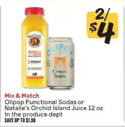 Winn Dixie Olipop Functional Sodas or Natalie's Orchid Island Juice offer