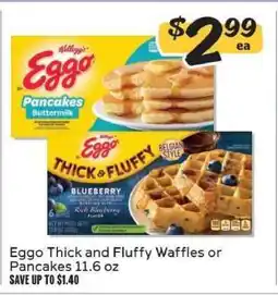 Winn Dixie Eggo Thick and Fluffy Waffles or Pancakes offer