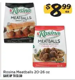 Winn Dixie Rosina Meatballs offer