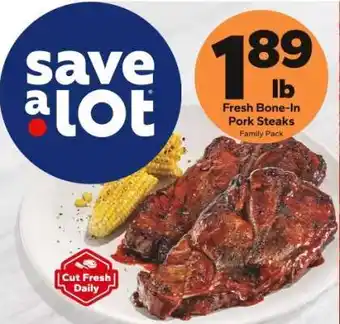 Fresh Bone-In Pork Steaks