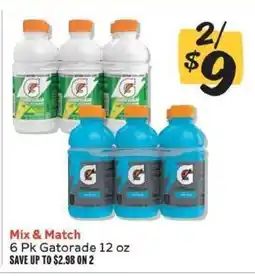 Winn Dixie 6 Pk Gatorade 12 oz offer