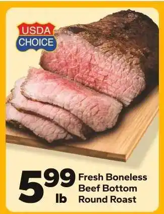 Fresh Boneless Beef Bottom Round Roast