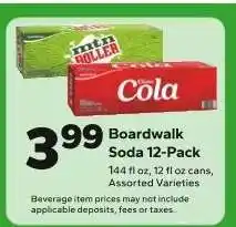 Save a Lot Boardwalk Soda 12-Pack offer