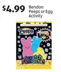 Aldi Bendon Peeps or Egg Activity offer