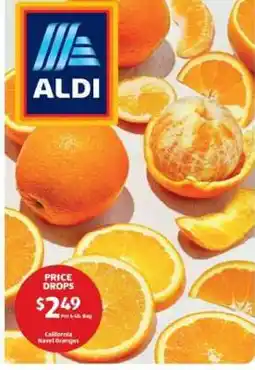 Aldi California Navel Oranges offer