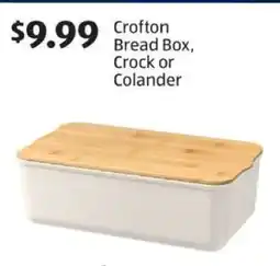 Aldi Crofton Bread Box, Crock or Colander offer