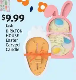 Aldi KIRKTON HOUSE Easter Carved Candle offer
