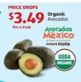 Aldi Organic Avocados offer