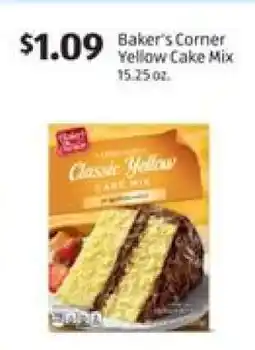 Aldi Baker's Corner Yellow Cake Mix offer