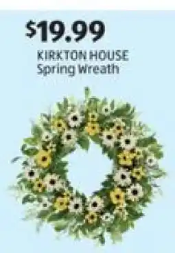 Aldi KIRKTON HOUSE Spring Wreath offer