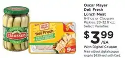 Kroger Oscar Mayer Deli Fresh Lunch Meat offer