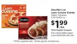 Kroger Stouffer's or Lean Cuisine Entrée offer