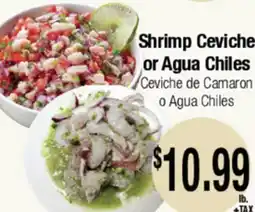Big Saver Foods Shrimp Ceviche or Agua Chiles offer