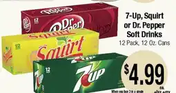 Big Saver Foods 7-Up, Squirt or Dr. Pepper Soft Drinks offer