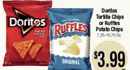Big Saver Foods Doritos Tortilla Chips or Ruffles Potato Chips offer