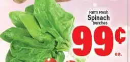 Angelo Caputo's Fresh Market Farm Fresh Spinach bunches offer