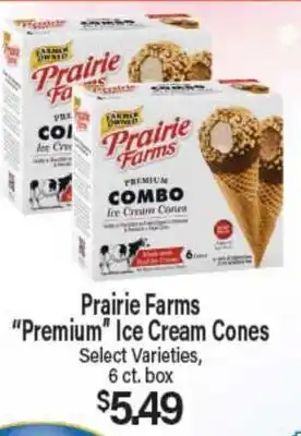 Angelo Caputo's Fresh Market Prairie Farms Premium Ice Cream Cones offer