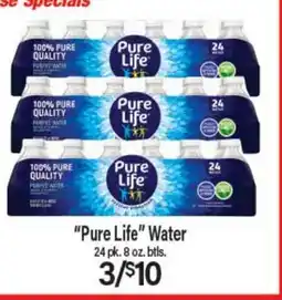 Angelo Caputo's Fresh Market Pure Life Water offer