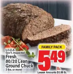 Angelo Caputo's Fresh Market Fresh 80/20 Lean Ground Chuck offer