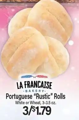 Angelo Caputo's Fresh Market La Francaise Bakery Portuguese Rustic Rolls offer