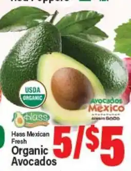 Angelo Caputo's Fresh Market Hass Mexican Fresh Organic Avocados offer
