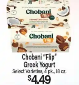 Angelo Caputo's Fresh Market Chobani Flip Greek Yogurt offer