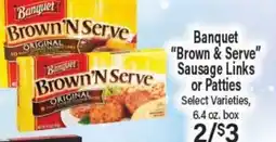 Angelo Caputo's Fresh Market Banquet Brown & Serve Sausage Links or Patties offer