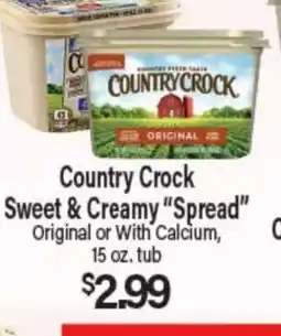 Angelo Caputo's Fresh Market Country Crock Sweet & Creamy Spread offer