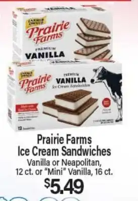Angelo Caputo's Fresh Market Prairie Farms Ice Cream Sandwiches offer