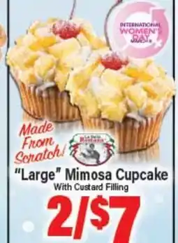 Angelo Caputo's Fresh Market Large Mimosa Cupcake With Custard Filling offer