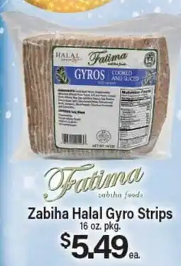 Angelo Caputo's Fresh Market Zabiha Halal Gyro Strips offer