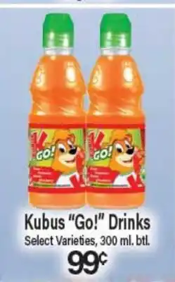 Angelo Caputo's Fresh Market Kubus Go! Drinks offer