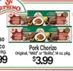 Angelo Caputo's Fresh Market Pork Chorizo offer