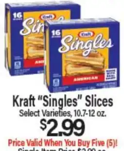 Angelo Caputo's Fresh Market Kraft Singles Slices offer