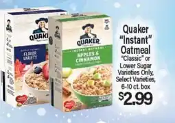 Angelo Caputo's Fresh Market Quaker Instant Oatmeal offer