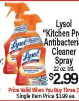 Angelo Caputo's Fresh Market Lysol Kitchen Pro Antibacterial Cleaner Spray offer
