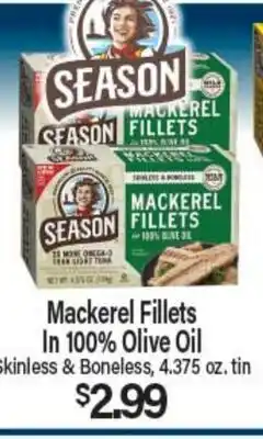Angelo Caputo's Fresh Market Mackerel Fillets In 100% Olive Oil offer