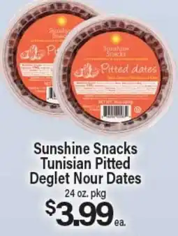 Angelo Caputo's Fresh Market Sunshine Snacks Tunisian Pitted Deglet Nour Dates offer
