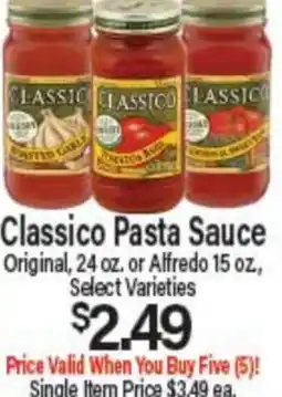Angelo Caputo's Fresh Market Classico Pasta Sauce offer