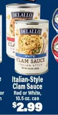 Angelo Caputo's Fresh Market DEALLO Italian-Style Clam Sauce offer