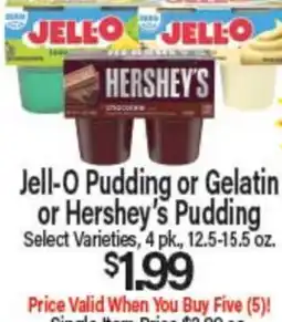 Angelo Caputo's Fresh Market Jell-O Pudding or Gelatin or Hershey's Pudding offer