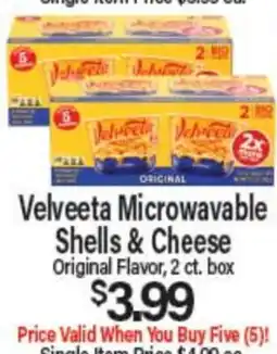 Angelo Caputo's Fresh Market Velveeta Microwavable Shells & Cheese offer