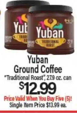 Angelo Caputo's Fresh Market Yuban Ground Coffee offer