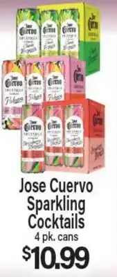 Angelo Caputo's Fresh Market Jose Cuervo Sparkling Cocktails offer