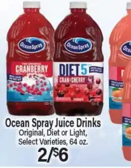 Angelo Caputo's Fresh Market Ocean Spray Juice Drinks offer