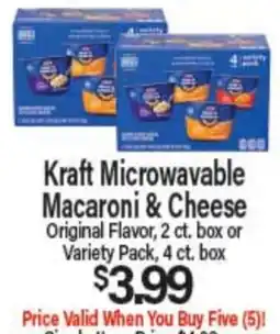 Angelo Caputo's Fresh Market Kraft Microwavable Macaroni & Cheese offer