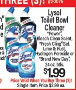 Angelo Caputo's Fresh Market Lysol Toilet Bowl Cleaner offer
