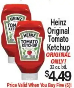 Angelo Caputo's Fresh Market Heinz Original Tomato Ketchup offer