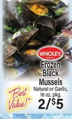 Angelo Caputo's Fresh Market WHOLEY Frozen Black Mussels offer