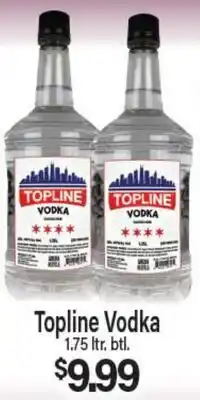 Angelo Caputo's Fresh Market Topline Vodka offer